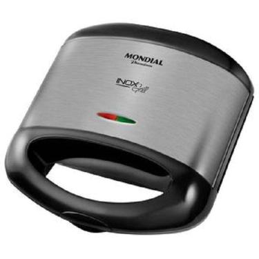 Imagem de Grill e Sanduicheira Inox Premium S-07 - 220V - Mondial