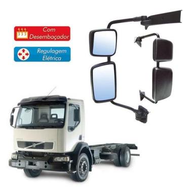 Imagem de Retrovisor Completo Volvo Vm Le Com Desembaçador E Regulagem - Globo