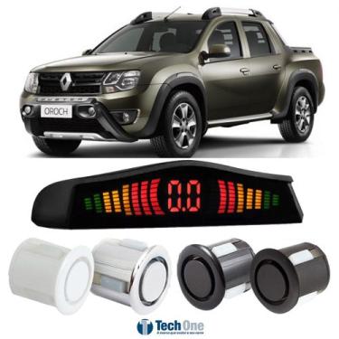 Imagem de Sensor De Estacionamento Ré Display Led Renault Oroch - Tech One, Graf