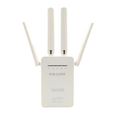 Imagem de Repetidor Wifi Roteador Wifi 4 Antenas Pix-Link Bivolt
