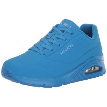 Imagem de Skechers Uno feminino - Sombras noturnas, Azul, 7 Wide