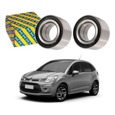 Imagem de Par Rolamento Dianteiro Abs C3 1.6 2013 A 2021 - SNR