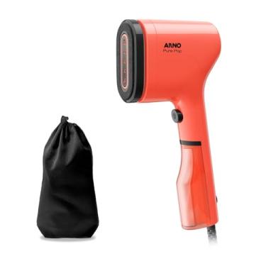 Imagem de Vaporizador de Roupas Arno Pure Pop Coral, Higieniza e Desodoriza, 1100W, Aquece em 15s, Portátil, HS22 110V