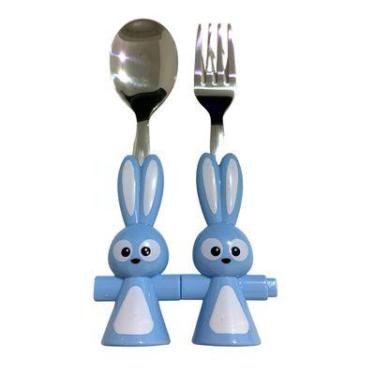 Imagem de Conjunto Talher Coelho Garfo E Colher - B1265 - ds, Masculino