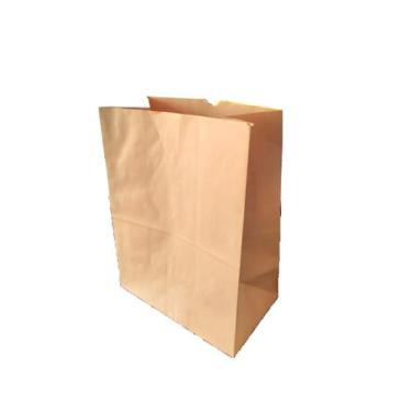 Imagem de Saco papel kraft sos para delivery gg. 28x38x14cm pc 500fl - MAMEDES