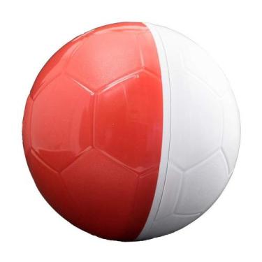 Imagem de Brinquedo Amicus Crazy Ball Vermelho e Branco para Cães - Tamanho M