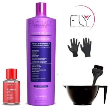 Imagem de Progressiva Prohall Select Blond Matizadora One Açaí 1 Litro. - Prohal