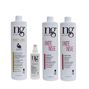 Imagem de Kit Ng De France Fast Liss + Thermo + Sh. Intens + Cond