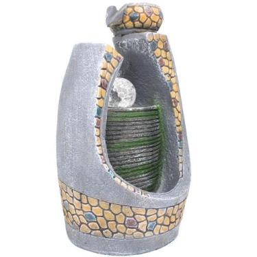 Imagem de Fonte Água Decorativa Resina Cascata Iluminação De Led Gt747 - Lorben