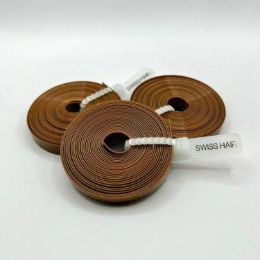 Imagem de COLA SUÍÇA DE QUERATINA PARA MEGA HAIR. kit com 3 unidades. Marrom cla