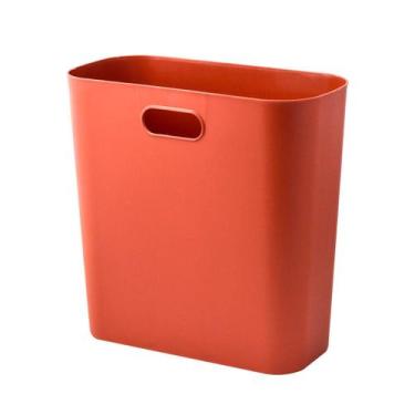 Imagem de Lixeira Cesto de Lixo Retangular Compacta Sem Tampa 7L - Mai Home, TER