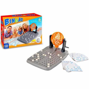 Imagem de Jogo De Bingo Bingão 100 Cartelas Infantil - Nig Brinquedos