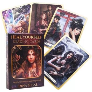 Imagem de Heal Yourself Reading Cards Oracle Deck Oráculo Cure-se Baralho de Car