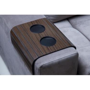 Imagem de Bandeja porta copo - LC Marques, IMBUIA