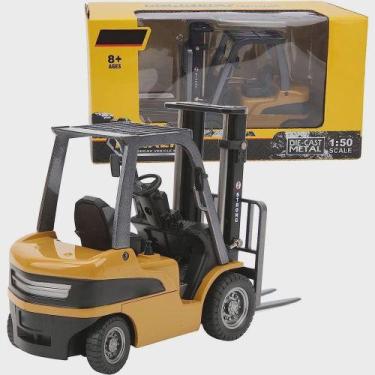 Imagem de Brinquedo Empilhadeira De Metal Coleção Escala 1:50. - toys