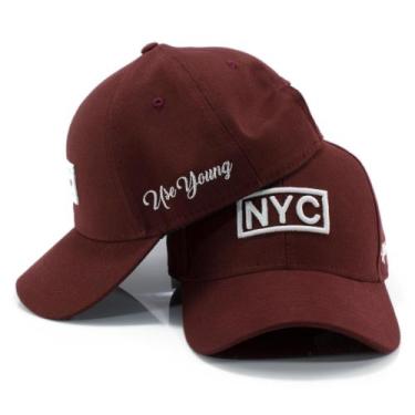 Imagem de Boné NYC New York City Aba Curva Com Ajuste Fitão Envio Imediato - Use