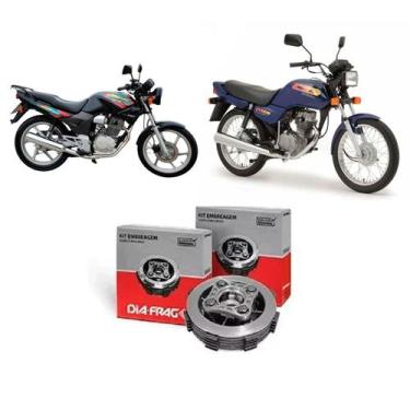 Imagem de Kit embreagem titan 99 cbx 200 xr 200 completo - DIAFRAG