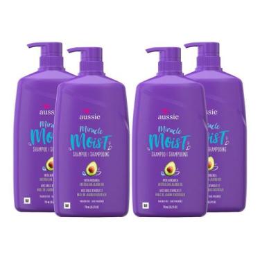 Imagem de Shampoo Aussie Miracle Moist 778 Ml - Caixa 4 Unidades