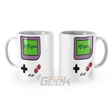 Imagem de Caneca Game Boy I Love You - Decora Geek