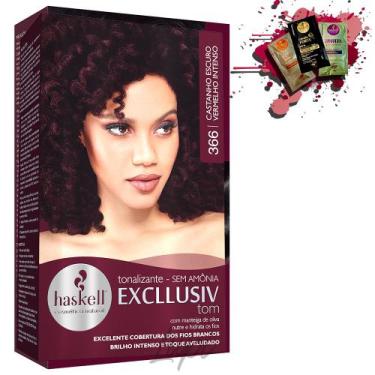 Imagem de Tonalizante 366 Haskell Excllusiv Tom Castanho Escuro Vermelho Intenso