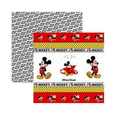 Imagem de Papel Scrap Festa Disney Mickey Mouse 1 Fita E RÓTulos Sdfd013 Toke E 