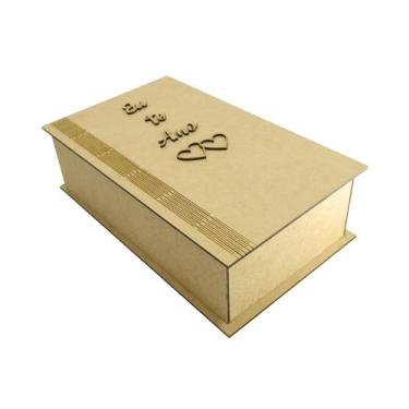 Imagem de Caixa Mini Vinho Chandon e 1 Taça Tampa Dobravel Aplique Eu Te Amo e C