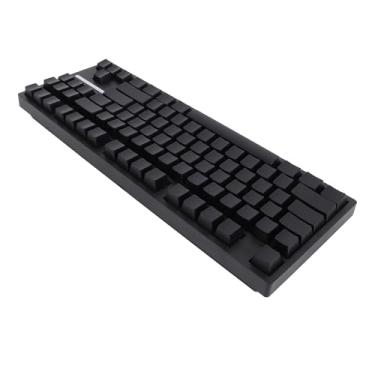 Imagem de Teclado Mecânico de 87 Teclas, Teclado Preto Retroiluminado Rgb para Jogos, 2.4g Tipo C, Conexão Com Fio, Teclado para Jogos