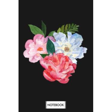 Imagem de Bouquet Of Roses G84331 Notebook: Diary, Planner, Journal, Matte Finish Cover, 6x9 120 Pages, Lined College Ruled Paper