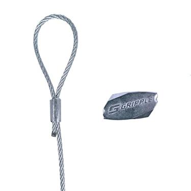 Imagem de Pelican Rope Gripple- No. 2 Cabides de Laço Padrão | Cabo de Cabide Padrão | Cabide com Fixador para Suspensão Rápida | Carga de Trabalho Segura de 100 Lbs | Vendido Em Pacotes de 10 | Corda de 30 Pés