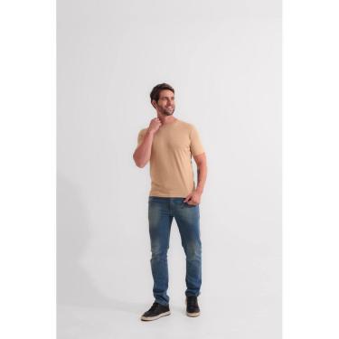 Imagem de Camiseta Masculina Slim Pima Algodão Peruano Básica