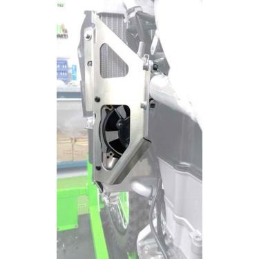 Imagem de S443 Protetor de radiador KX 250/450X KXF 250/450 - Start Racing, Cinz