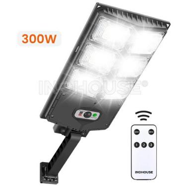 Imagem de Holofote Solar Refletor Poste 300w Luminaria Autonoma Controle remoto 