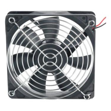 Imagem de Micro Ventilador Cooler Ventoinha 80x80x20mm 12v Arduino Com Grade Pro