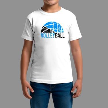 Imagem de Camisa Básica Casual Gola Redonda Volley Somb - RodLiwes, Branco, 16