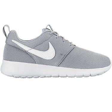 Imagem de NIKE Tênis de corrida masculino Roshe One (Gs), Cinza lobo cinza branco, 18 BR