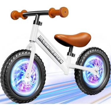 Imagem de Balance Bike SANMERSEN com Iluminação Colorida - Para Crianças de 2 a 
