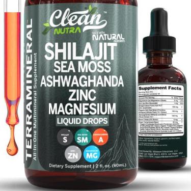 Imagem de Suplemento Clean Nutra Terra Mineral com Shilajit e Musgo Marinho