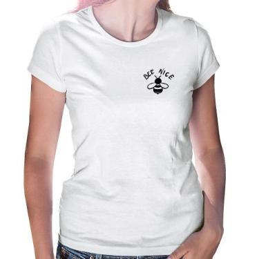 Imagem de Baby Look Bee Nice - Foca na Moda, Branco, GG