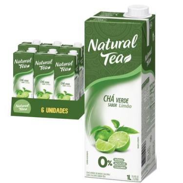 Imagem de Chá Verde Sabor Limão NATURAL TEA 1L (6 unidades)