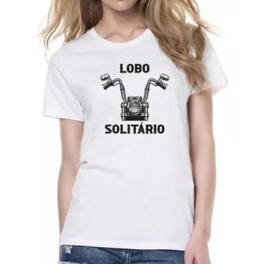 Imagem de Camiseta Baby Look Guidao moto lobo solitario - Alearts, G