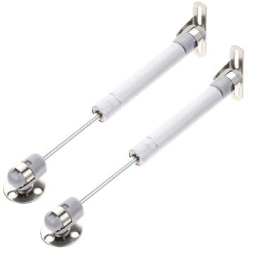 Imagem de 2 Pcs Armários Suporte Hidráulico Haste Pneumática Moldura de Alumínio Porta Flip-up Ar Telescópico Pressão Dobradiças Elevação Travamento Cozinha (Multi)