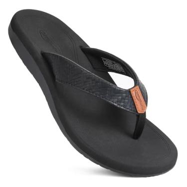 Imagem de AEROTHOTIC Chinelos femininos com suporte de arco – Slip On Recovery Plantar Fascite Alívio ortopédico – Sandálias femininas leves de amortecimento – Tapete de ioga para uso interno e externo, Solace
