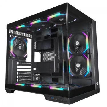 Imagem de Gabinete aquario gamer redragon wideload pro, mid tower, vidro tempera