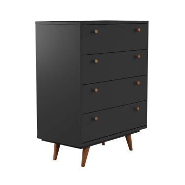 Imagem de Cômoda Anchieta 4 gv Preta