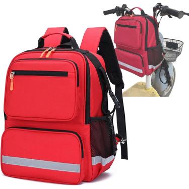 Imagem de Bolsa Para Cadeira De Rodas, Mochila Para Cadeira De Rodas, Acessórios Para Bolsa De Armazenamento De Cadeira De Rodas Elétrica, Bolsas Duráveis Para Cadeira De Rodas De Pano Oxford, A