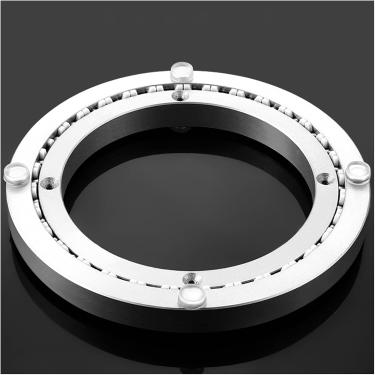 Imagem de Rolamento De Rolos De Base Giratória Lazy Susan 25 30 40 50 60 70cm, Placa Giratória Redonda De Alumínio Resistente Lisa, Para Mesa De Jantar De Cozinha, Suporte De Monitor De Tv, 24 inches (600mm)