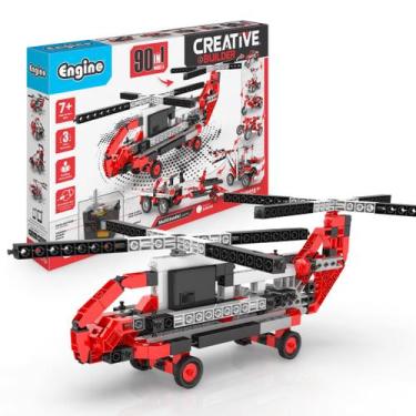Imagem de Brinquedo STEM Engino Inventor - 90 Modelos Motorizados para Crianças 