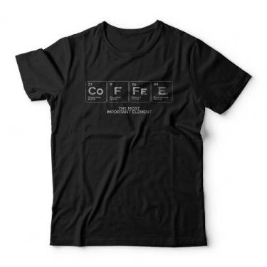 Imagem de Camiseta Coffee Element Studio Geek, 2P, Preto