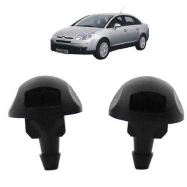Imagem de Par Brucutu Esguicho Agua Parabrisa Capo Citroen C4 307 C3 - Citroen /