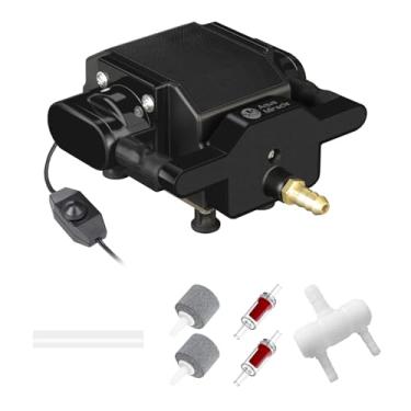 Imagem de AquaMiracle Bomba De Ar Silenciosa Para Aquário 200 Gph 0,025 Mpa 6 W Bomba De Ar De Alta Pressão Para Aquário Bomba De Ar Comercial Aerador De Lago Borbulhador Bomba De Ar Hidropônica Para Até 600